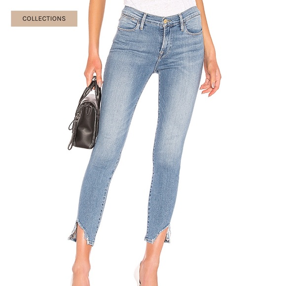 FRAME Le High Skinny Side Fray in Prizzi NWT - Picture 2 of 5